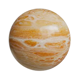 Gold Liquid Marble