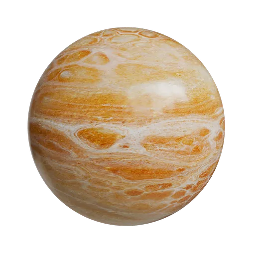 Gold Liquid Marble