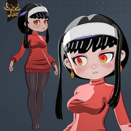 Yor Forger Spy x Family Anime Style