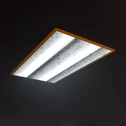 Fluorescent ceiling light