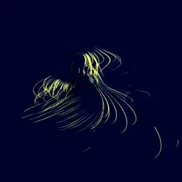 Cyber Particle Trails and Light Stream