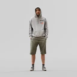 Guy in nasa hoodie