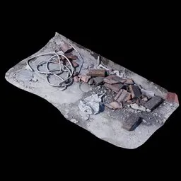 Scan Garbage pile in the corner