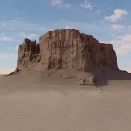 Desert Canyon Cliff Terrain