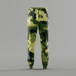 Classic Camo Print Joggers