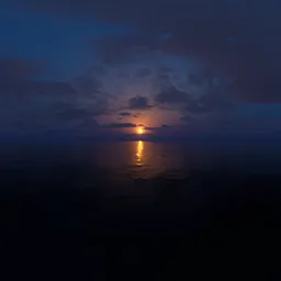 Evening bluesky cloud