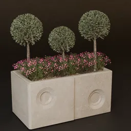 SJ-Serene Plant Ceramic Spot