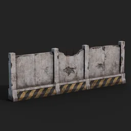 Module, Apocalyptic concrete wall