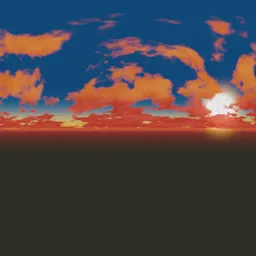 Stylized sky