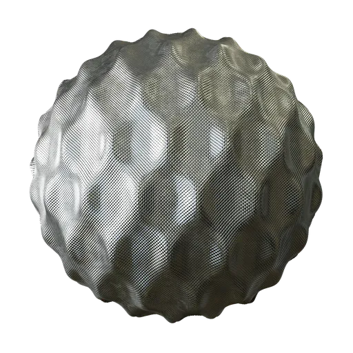Scifi hexagonal metal mesh