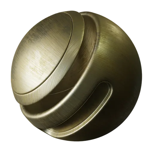 Brushed Brass Metal