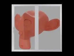 3D modeled fixed window with material, showcasing rendering quality by Blender Cycles.