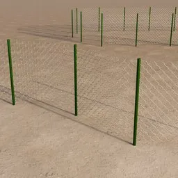 Simple Chain Link Fence Generator