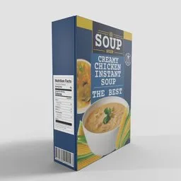 Creamy Chicken Instant Soup Box