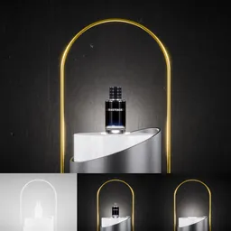 Minimalist Rounded podium