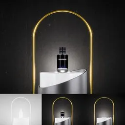 Minimalist Rounded podium