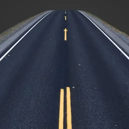 Rural Road Highway Photoscan