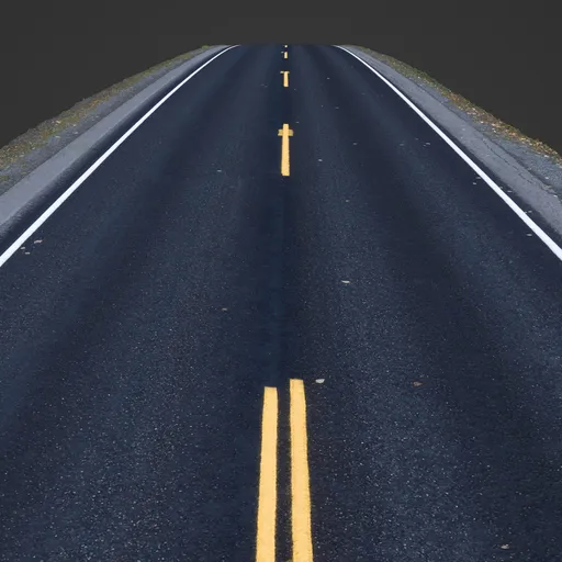 Rural Road Highway Photoscan