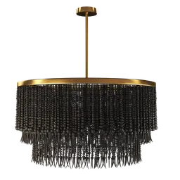 "Highly-detailed and photorealistic Baja pendant chandelier model for Blender 3D. This award-winning, ultra-realistic 3D model features a gold finish, black background, and intricate design inspired by Caesar Andrade Faini. With separate components, including beads, lights, wires, and chandelier body, this versatile model is optimized for Cycles and Vray renderers. Perfect for high-end interior visualizations and suitable for use in Blender, 3dsmax, FBX, and OBJ formats."

or

"Enhance your visuals with the Baja pendant chandelier, an exquisite 3D model for Blender 3D. Created with meticulous detail and rendered through Cycles and Vray, this award-winning chandelier boasts a gold finish, black background, and a design akin to the style of Antoni Pitxot. With separate components and a clean geometry, this model offers superior versatility and compatibility in Blender, 3dsmax, FBX, and OBJ formats. Elevate your high-end interior designs with this realistic and high-quality rendering solution."
