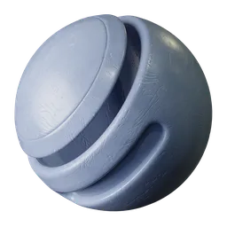 Scratched Light Blue Plastic