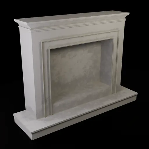 Classic Stone Fireplace Mantel