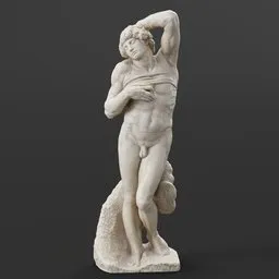 statue of The dying slave