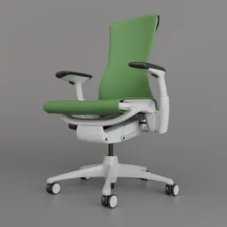 HM Embody Chair White/Green