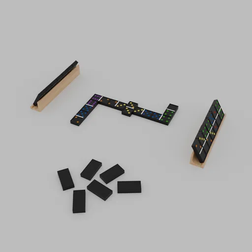 Domino Game In Progress