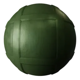 Wall Timber Panelling Herb Green