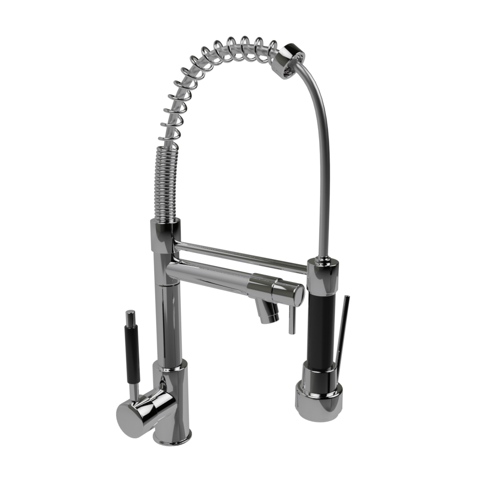 Chrome faucet FREE 3D Faucet models BlenderKit