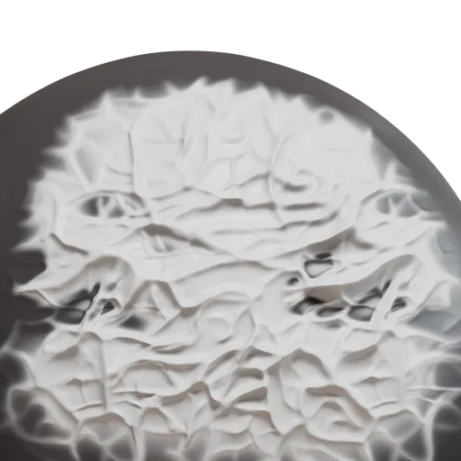 Wrinkled peach mushroom cap