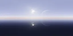 Bright Sci-fi Hazy Day Planet