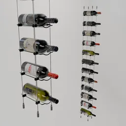 Cable Wine Rack