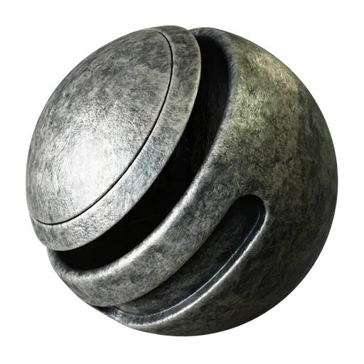 Silver Metal Marked