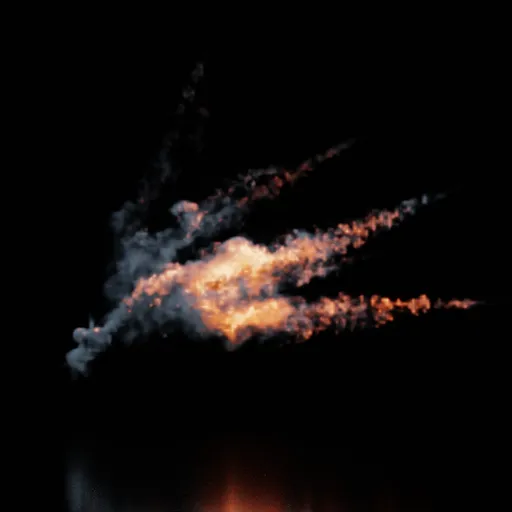 Aerial Explosion Static