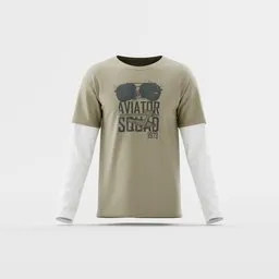 Aviator Squad Layered T-Shirt