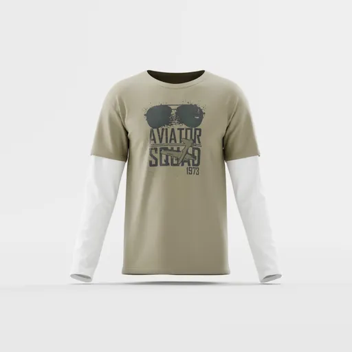 Aviator Squad Layered T-Shirt