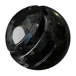 Black Fungal Marble