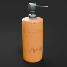 Orange Soap Dispenser