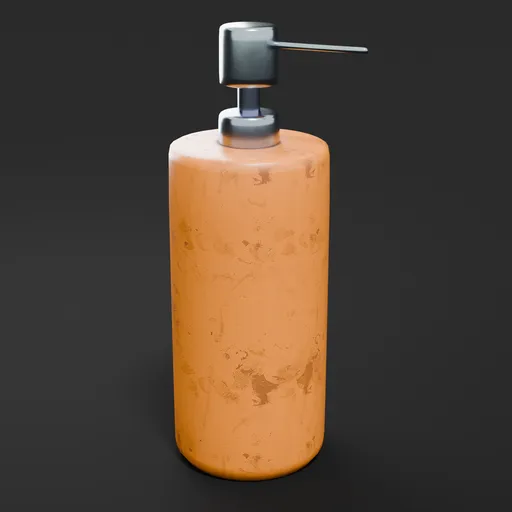 Orange Soap Dispenser