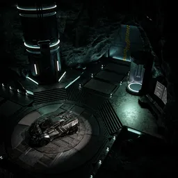 Batman cave ( batcave + car scene )