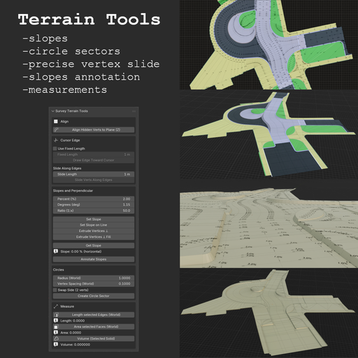 Survey Terrain Tools – Geodetic & Construction Workflow