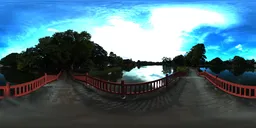 On A Bridge At Bueng Phra Ram Park