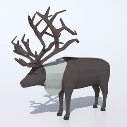 Low Poly Reindeer