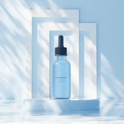 Minimal Cosmetic Dropper Bottle