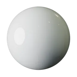 White metal glossy