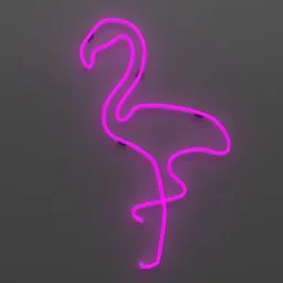 Pink Flamingo Wall Neon Sign