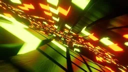 Abstract 3D cube scene with adjustable colors optimized for Blender EEVEE rendering.