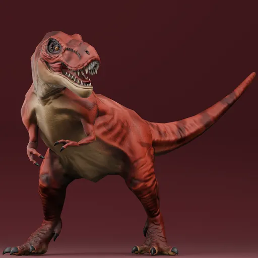 T Rex Rigged