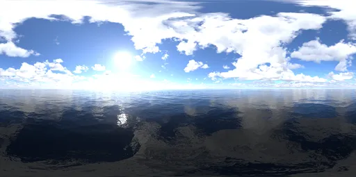 Morning light cloud